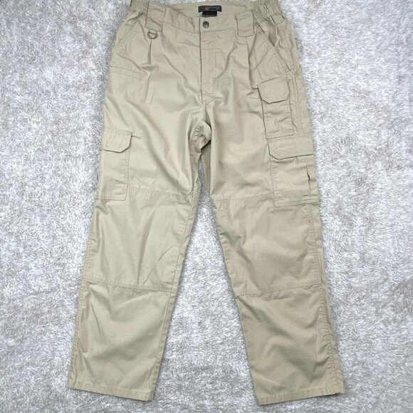 511 Taclite Pro Tactical Pants Men’s 34x30 Beige Ripstop Cargo Outdoor 74273 - Picture 1 of 12